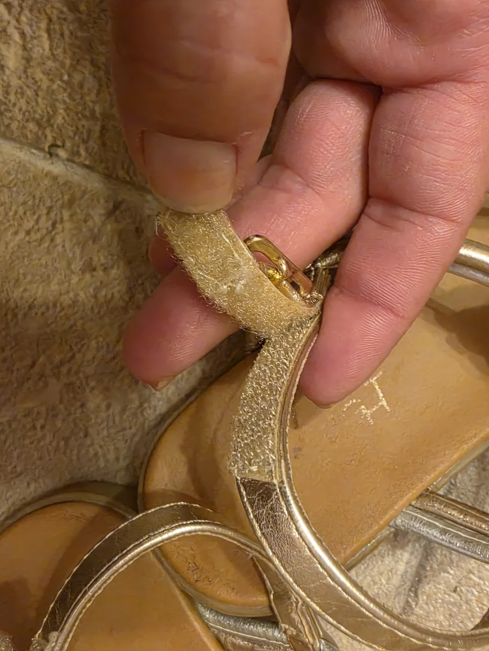 Limelight metallic gold